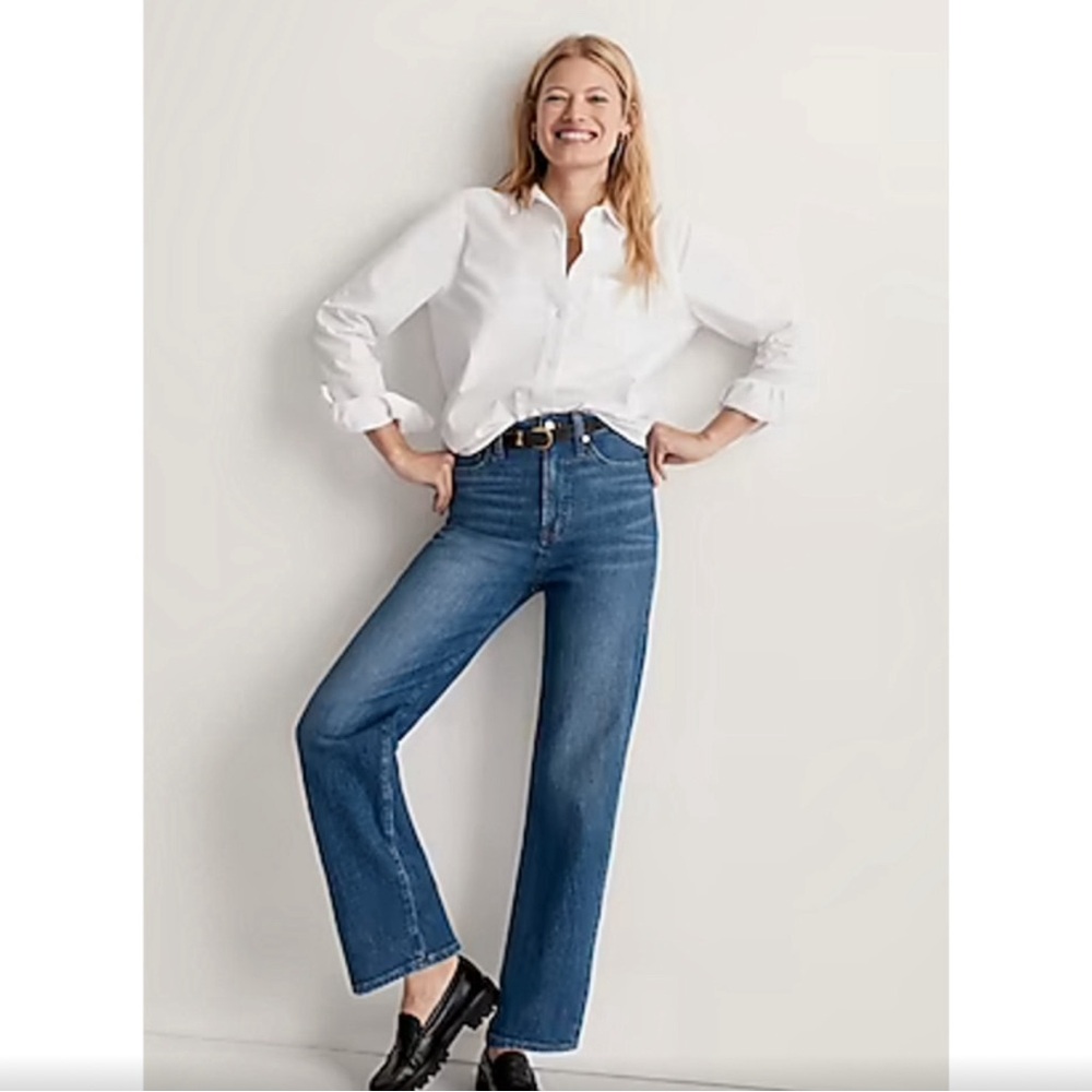 The Perfect Vintage Wide-Leg Jean in Leifland Wash Size 30